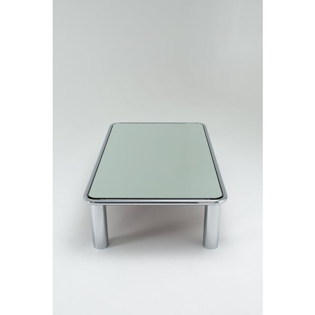 Sesann Mirrored Coffee Table by Gianfranco Frattini for Cassina, 1960s For Sale - Image 6 of 11
