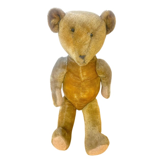American Mohair & Straw Jointed Cone Nose Teddy Bear, 'Franklin' For Sale