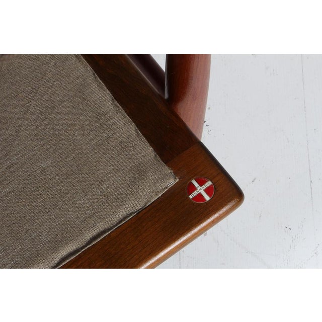 Wood Lounge Chair from Ib Kofod-Larsen, 1960s For Sale - Image 7 of 9