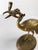 19th Century American Chinoiserie Brass Standing Crane Incense Holder for Mantle For Sale - Image 10 of 14