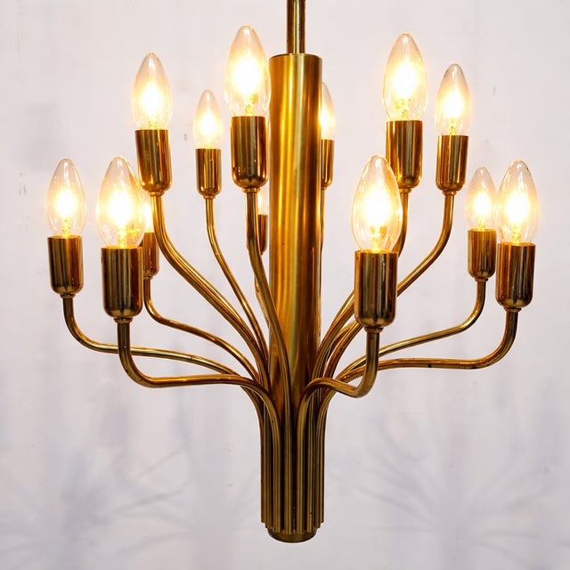 Mid-Century 16-Light Chandelier, 1970s For Sale - Image 9 of 9