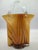 Large Mid-Century Modern Sommerso Art Glass Basket Vase in Amber and Brown, 1970s For Sale - Image 12 of 12