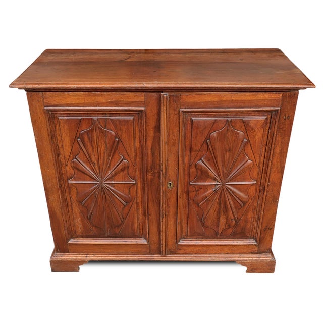Italian Piedmontese Walnut Sideboard For Sale - Image 3 of 11