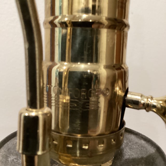 Late 20th Century Hubbardton Forged Leaves Table Lamp For Sale - Image 10 of 12