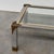 Vintage Chrome and Brass Coffee Table with Sculptural Leaf Details, 1970s For Sale - Image 10 of 13