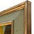 Contemporary Abstract Oil Painting in Vintage Olive Green Painted Frame For Sale In New York - Image 6 of 6