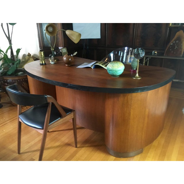Stow & Davis Art Deco Curved Desk Chairish