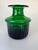 Mid-Century Emerald Green Glass Collar Vase attributed to Bertil Vallien for Boda / Åfors, 1960s For Sale - Image 4 of 14