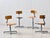 Vintage Industrial Work Chairs in Wood & Metal, 1964 For Sale - Image 13 of 15