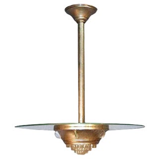 Saturn Ceiling Lamp by Ezan, 1930s For Sale