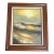 1970’s Original Beach Golden Hour Sunset Seascape Painting on Canvas For Sale