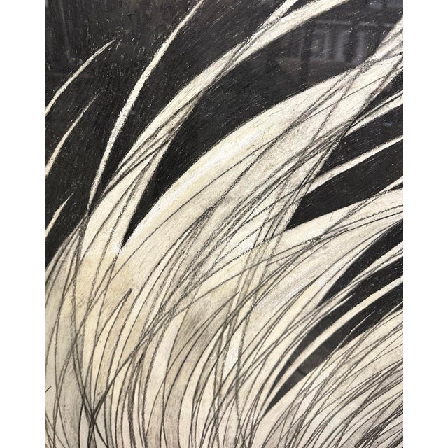 Offered here is an original oil on paper by Essex CT artist Moya Aiken, 2024. It measures 39 x 52 as float mounted in a...