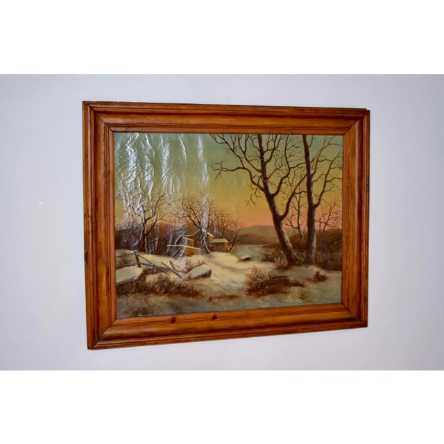 Victorian 19th C Framed Oil Painting For Sale - Image 3 of 7