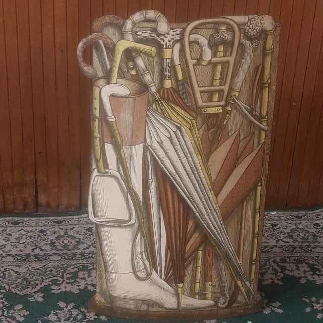 Umbrella Stand from Piero Fornasetti, 1950s, in Very Good conditions. Designed 1950 to 1959 I have official proof of...
