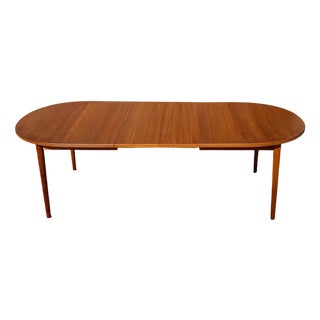 Mid-Century Modern Extending Teak Dining Table by Nils Jonsson Hugo Troeds, Sweden, 1960s For Sale