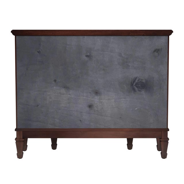 Sheffield 3 Drawer 2 Door Accent Cabinet, Antique Cherry For Sale In Chicago - Image 6 of 8