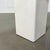 Textured White Pedestal Side Tables - A Pair For Sale - Image 4 of 5