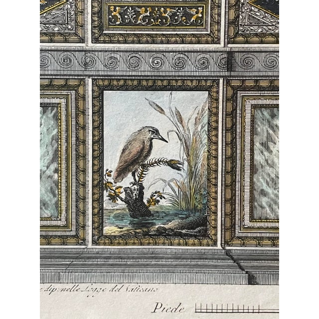 White Italian Neoclassical Architectural Engravings of the Vatican Loggias For Sale - Image 8 of 8