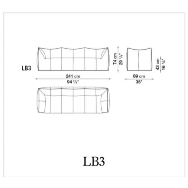 Purple Mario Bellini B&b Italia Le Bombole Sofa For Sale - Image 8 of 8