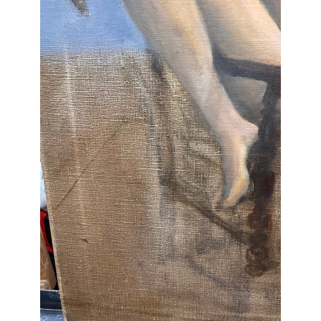 2020s Steven Seated by Kathleen Varadi, 2025 Oil on Canvas For Sale - Image 5 of 10