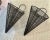 Vintage Black Metal & Wire Wall Mount Sconces With Hangers- Set of 2 For Sale In Saint Louis - Image 6 of 6