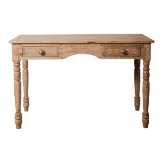 Anglo-Indian Bone Inlaid Desk For Sale