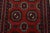1990s Baloch Rug 3’5” X 6’1” Red Wool Vintage Tribal Hand-Knotted Oriental Carpet For Sale - Image 5 of 12