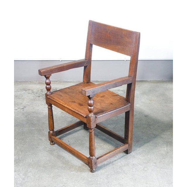 Walnut Desk and Chair, 1700s, Set of 2 For Sale - Image 12 of 18