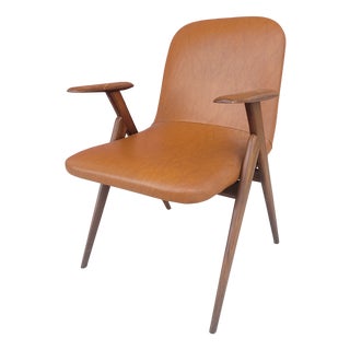 Teak Armchair by Lietti and Motta, 1958 For Sale