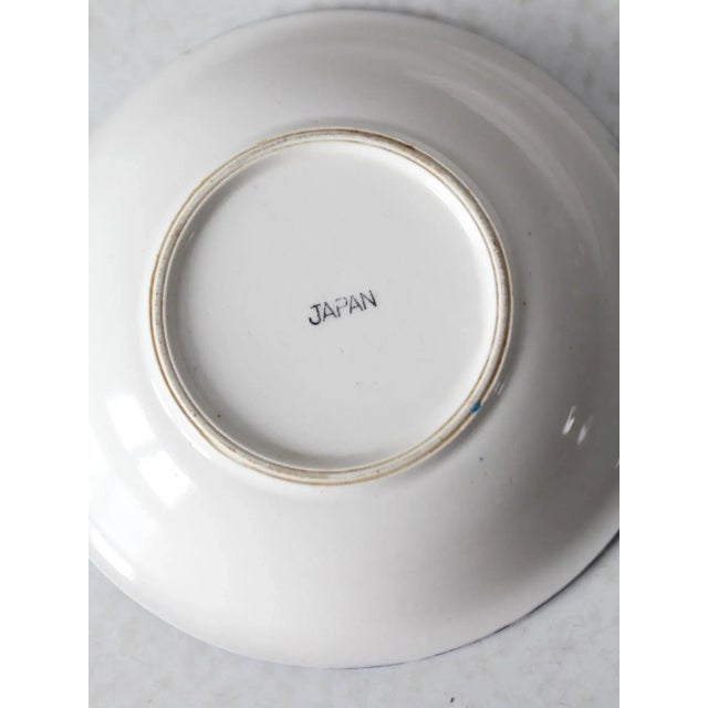 Vintage Japanese Blue Willow Ware Plate and Bowl Set of 2 For Sale - Image 10 of 12