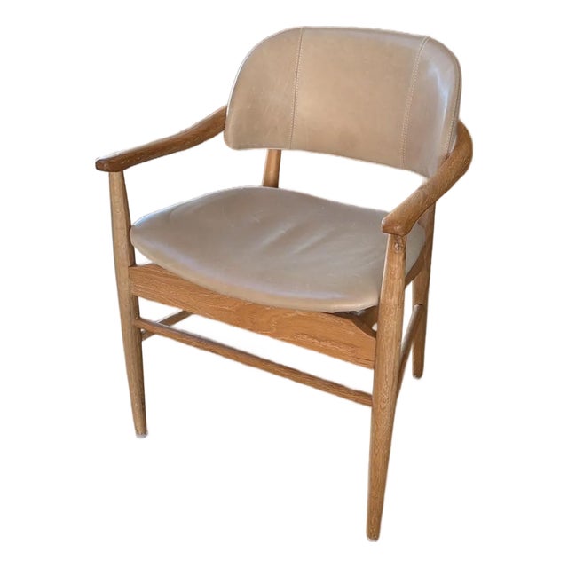 Four Hands Wood Arm Chair For Sale