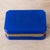 Glass Italian Cobalt Glass Box, 1960s For Sale - Image 7 of 10