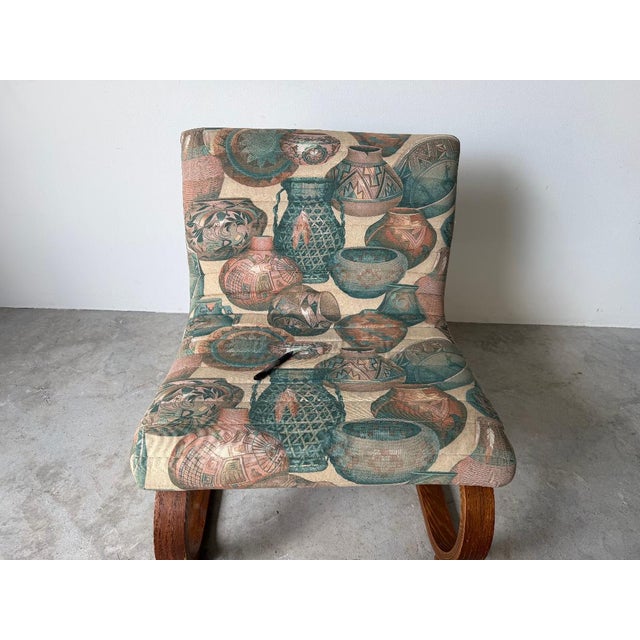 1970s Mid-Century Westnofa Style Cantilevered Bentwood Lounge Chair For Sale - Image 10 of 15