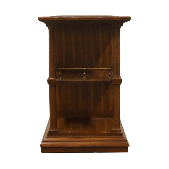 Brown Unique Furniture Spanish Mediterranean Style 42" Server Buffet W. Stone Top For Sale - Image 8 of 10