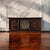 Wood 1970s Wood and Brass Lowboy Credenza With Geometric Paneled Front For Sale - Image 7 of 7