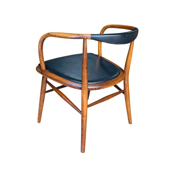 Wood Jack Cartwright for Boling Charter Mid-Century Modern Bent Walnut Armchair, Circa 1958 For Sale - Image 7 of 17