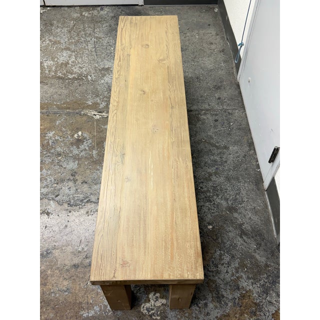 Theo Eichholtz for Restoration Hardware Parsons Bench For Sale In San Francisco - Image 6 of 12