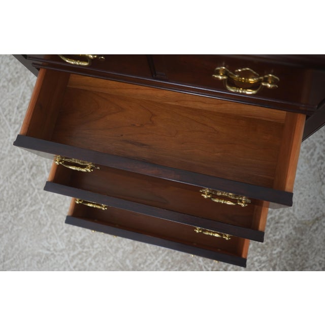 Stickley Stickley Colonial Williamsburg Mahogany Chest Nightstand For Sale - Image 4 of 18