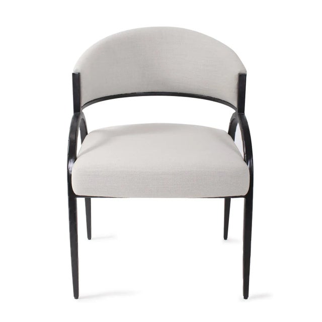 Contemporary Dewitt Upholstered Side Chair For Sale - Image 3 of 8