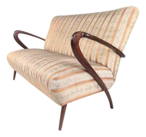 1950s Italian Modern Two Seat Sofa, Circa 1950s