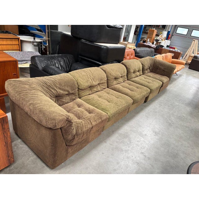 Vintage Modular Elements Sofa, 1970s, Set of 6 For Sale - Image 16 of 18