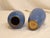 This pair of cerulean blue cloisonne vases are 9"H.