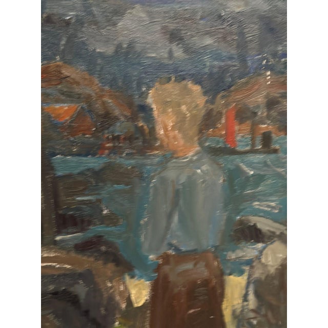 Svan Grandin, Figure, 1960s, Oil Painting on Canvas, Framed For Sale - Image 8 of 18