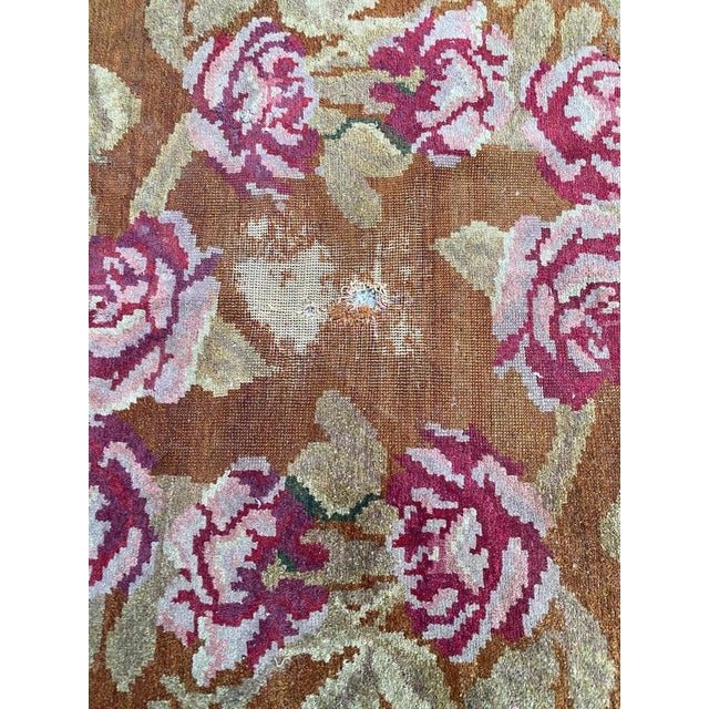 Small Antique East European Rug For Sale - Image 8 of 11