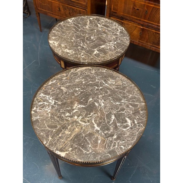 Traditional 19th Century French Directoire Mahogany Boulliotte Tables For Sale - Image 3 of 6