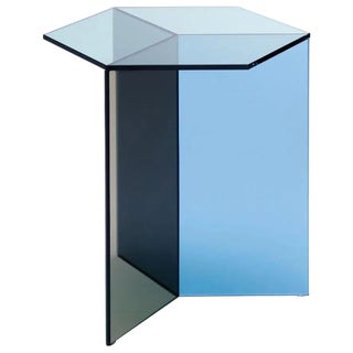 Clear Glass Isom Tall Coffee Table by Sebastian Scherer For Sale