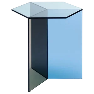 Clear Glass Isom Tall Coffee Table by Sebastian Scherer