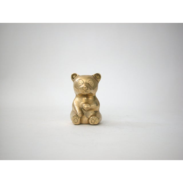 Brass Teddy Bear Chairish
