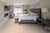 French Contemporary Fabric Panel Bed For Sale - Image 4 of 12