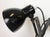 Mid-Century Modern Industrial Black Enamel Scissor Wall Lamp, 1950s For Sale - Image 3 of 18